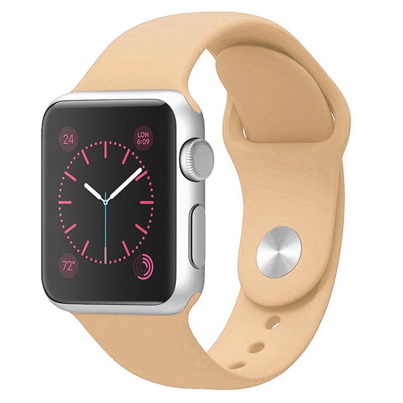 Силиконовый ремешок Apple для Apple Watch Series 1-9/SE, Классический спортивный ремешок