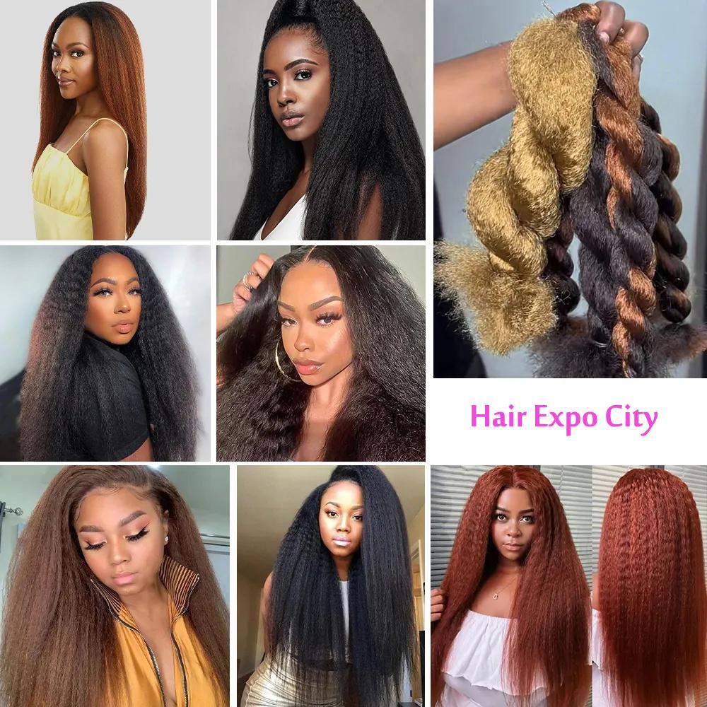 Vixen Crochet Bulk Hair 26 inch Jumbo Synthetic Braiding Hair Fluffy Kinky Straight Crochet Braids Extension Hair Expo City