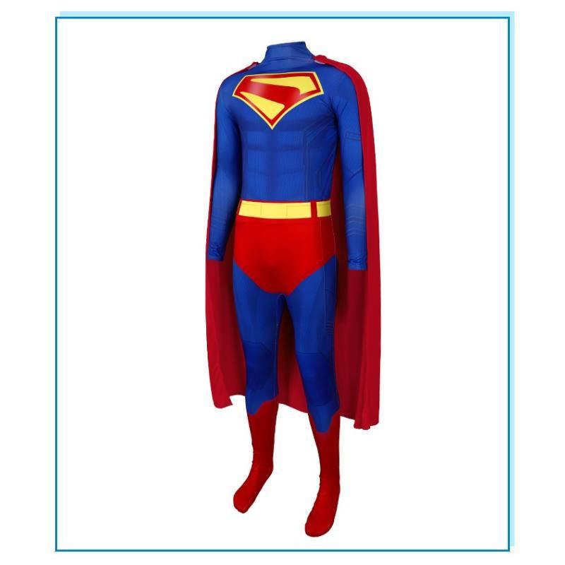 Superman Cosplay Costume With Polyester Material For Cosplay Events And Themed Parties