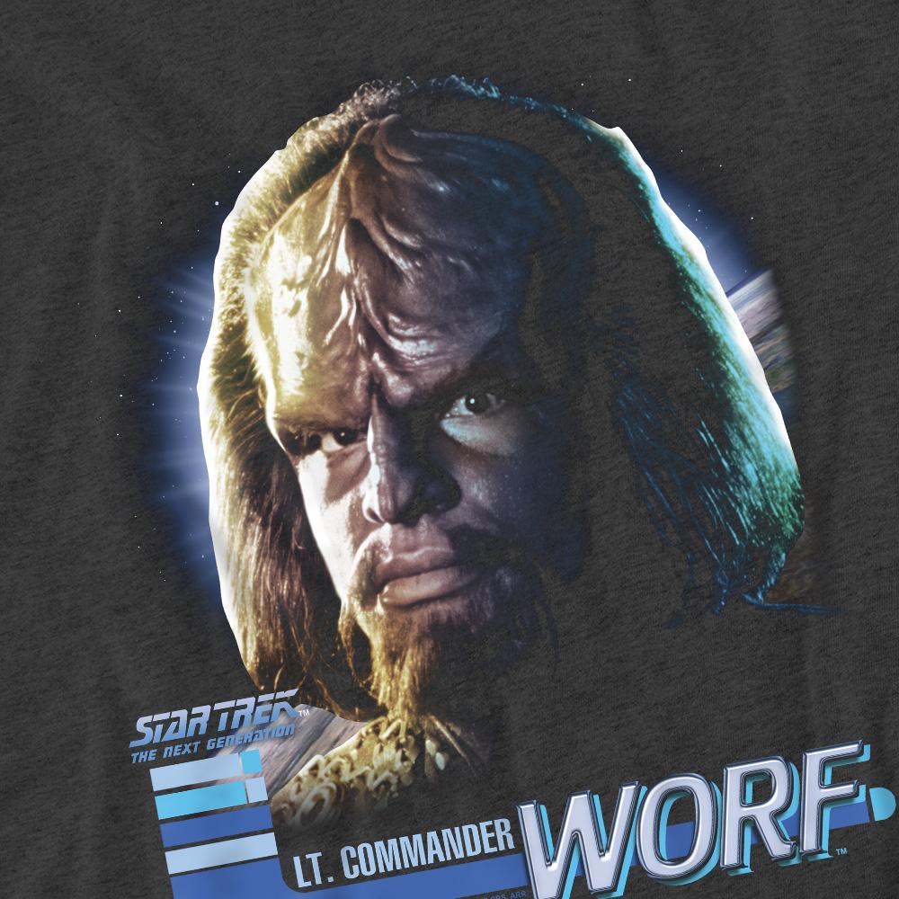 Star Trek Unisex Adult The Next Generation Worf T-Shirt