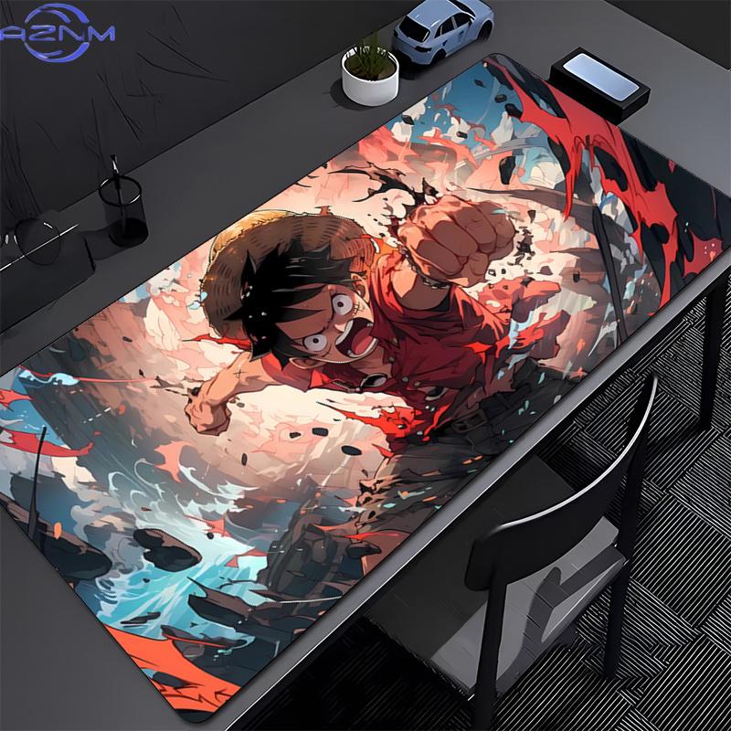 Игровой коврик для мыши ONE PIECE Луффи Офисный ковер Коврики для мыши Ковер для геймера Настольные аксессуары Накладки на компьютерный стол ПК Аниме игра Коврик для мыши