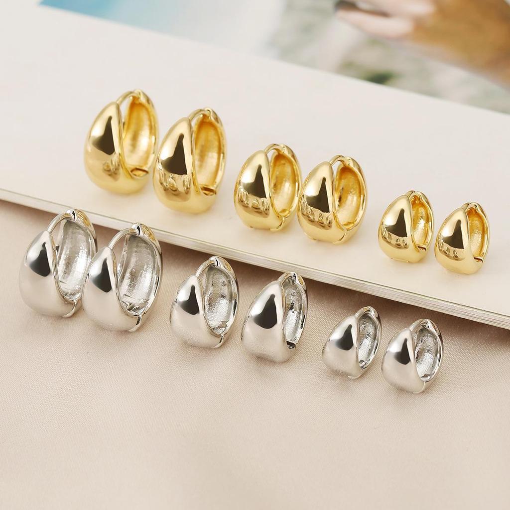 Chic C-Shaped Fashion Ear Clips: Versatile, High-End Luxury Jewelry