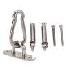 Ceiling Hooks Stainless Steel Swing Suspension Hooks Hardware Kit U Type Fixing Hooks for Yoga