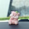 Милые полимерные фигурки свинок Маленькие мультяшные животные Миниатюры Клубничные свинки Статуэтки Домашний декор