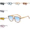 Trendy Style Sunglasses For Men Women Uv400 Full Frame Ac Lenses Summer