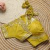 Pakistani Women's Designer Silk Choli Indian Bollywood Ethnic Readymade Blouse