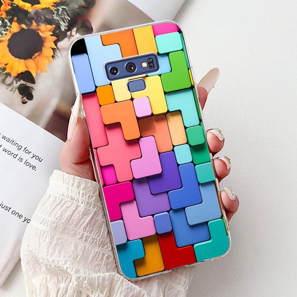 Прозрачный чехол для Samsung Note9 Милый Кот Модный Роскошный Расписной Мягкий Чехол для Телефона для Samsung Galaxy Note 9 Case SM-N9600 SM-N960F