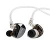 LINSOUL x KZ AS10 Pro (5BA) Высококачественные HIFI внутриканальные наушники с чистым сбалансированным арматурным драйвером (Черный, с микрофоном)