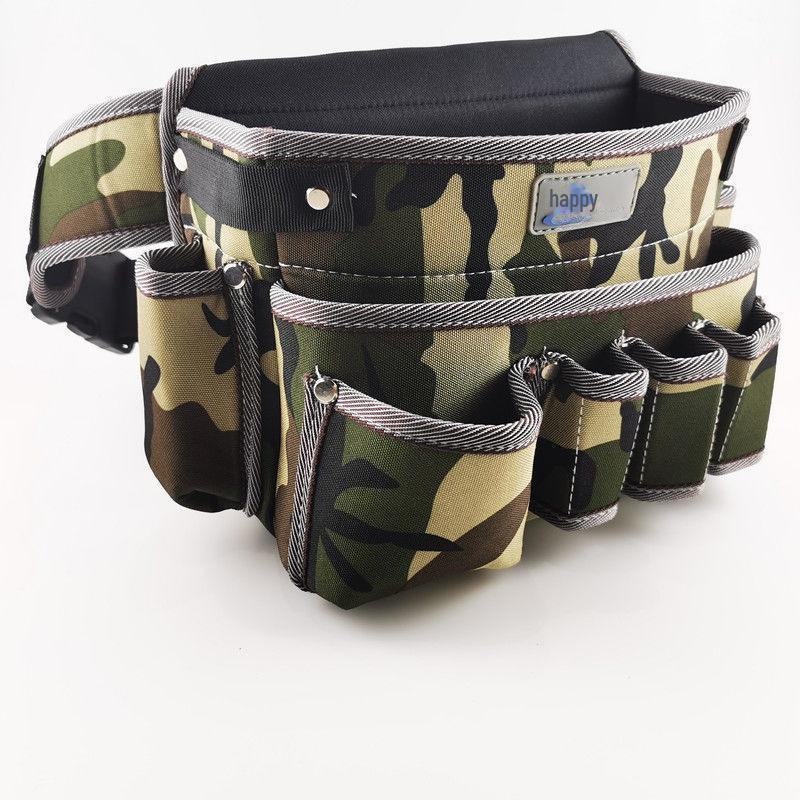 Tianzhiyu Carpenter & Electrician Multi-Function Tool Waist Bag - Durable Oxford Cloth for Hardware Maintenance