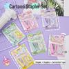 Colorful Cartoon Stapler & Correction Tape Set for Students