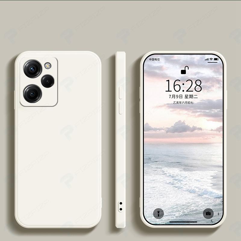 Цвет темно-фиолетовый квадратный жидкий силиконовый чехол для телефона для POCO X5 PRO 5G X5PRO POCOX5 PRO 5G 6,67 дюймов Xiaomi POCO X5 Pro 5G Глобальный защитный чехол