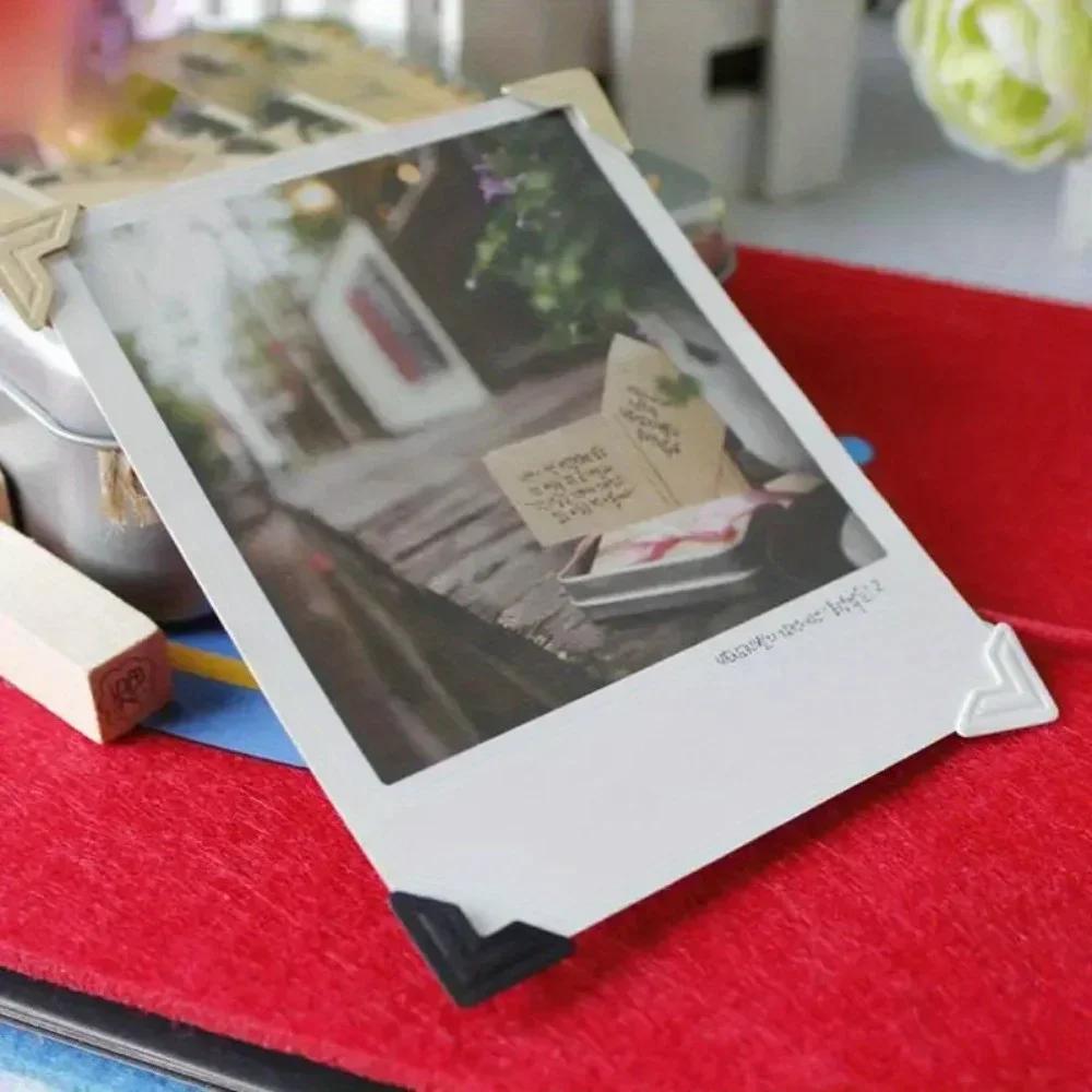 24 шт./лот 1 лист DIY Винтажные Угловые Крафт-бумажные Наклейки Для Фотоальбома Рамки Декора Скрапбукинга Защиты Фото Декор