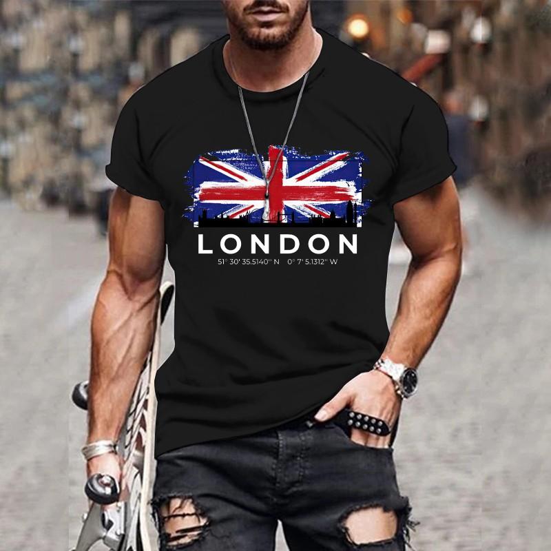 Мужская футболка с 3D принтом BERLIN, забавная футболка с надписью, модная повседневная мужская уличная одежда, мужская одежда больших размеров