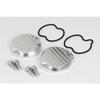 Special Parts Takekawa Tappet Cover Set, Shaved Aluminum, Silver, Super Cub 110, Cross Cub