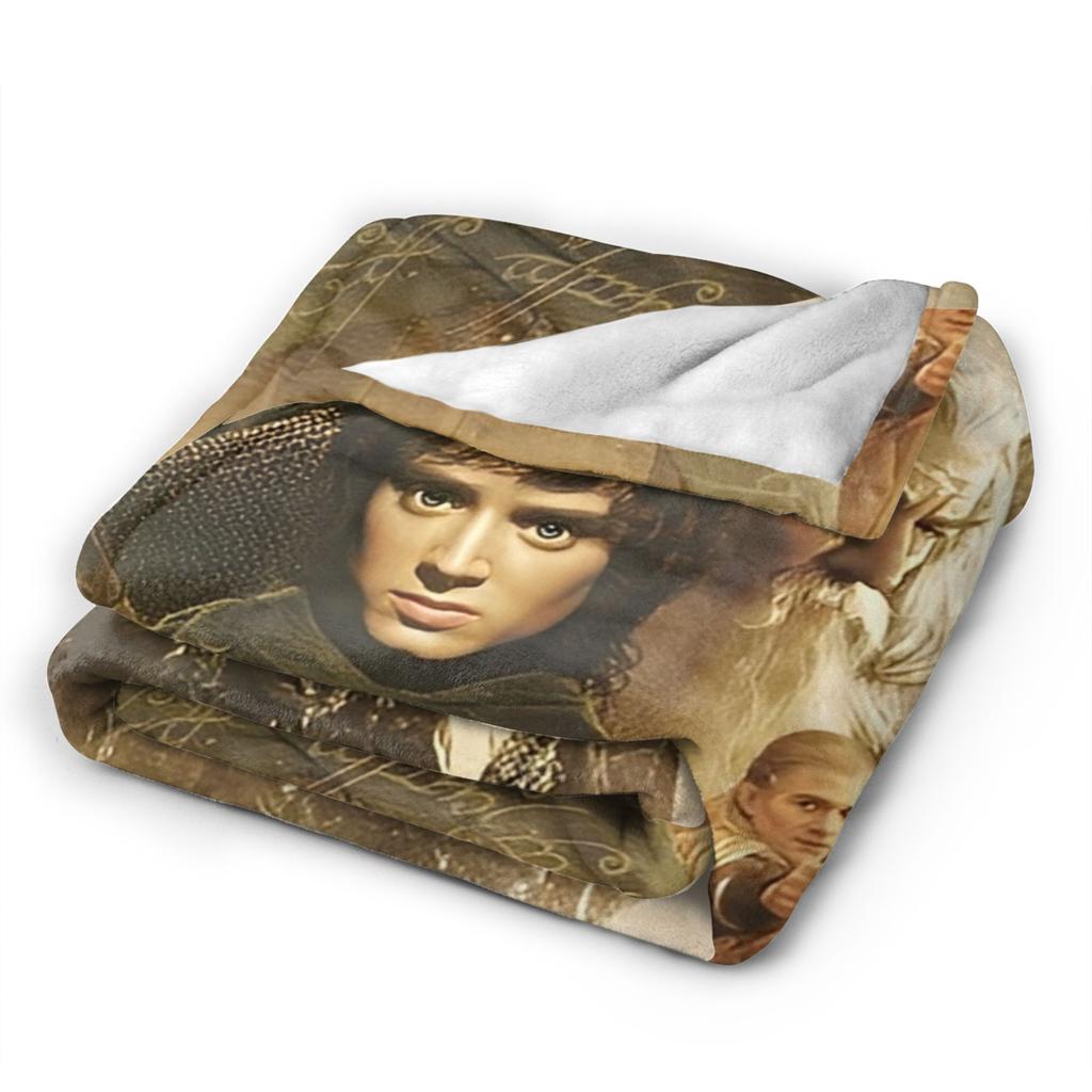 L-Lords Of The R-Rings Blanket Picnic Flannel Throw Blanket For Outdoor Super Warm Quality Bedspread Gift