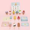 Wooden Pretend Play Ice Cream Shop With Interactive Accessories For Kids And Toddlers