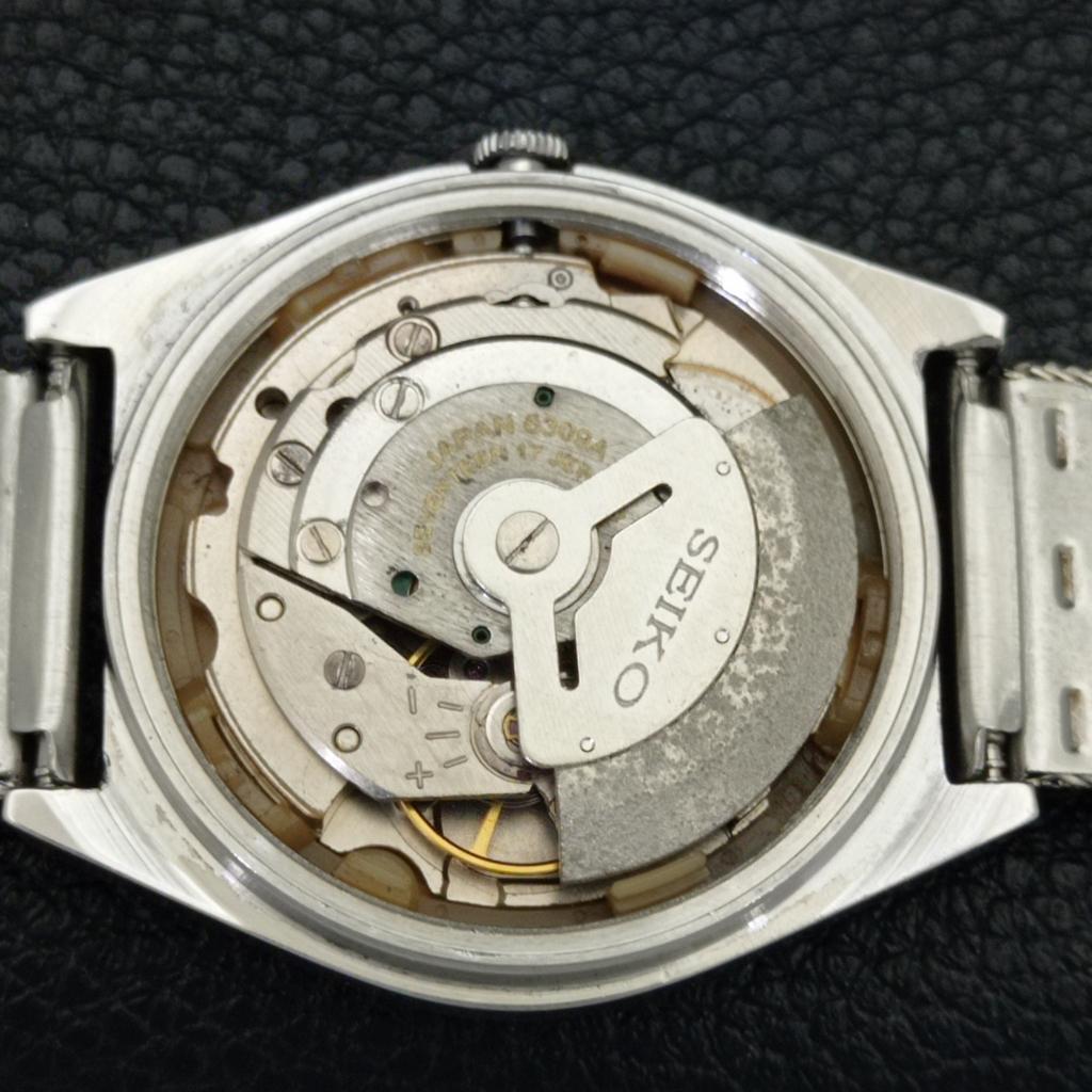 Seiko 5 AUTOMATIC 6309A JAPAN MENS VINTAGE GOLDEN COLOR DIAL WATCH A701415-5 R206b-a701415