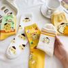 Sanrio Mymelody Cinnamoroll Pom Pom Purin Носки средней длины Инс Дышащие Минималистичный дизайн Повседневные спортивные носки Подарки для девочек Милые