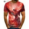 Модная мужская футболка с рисунком дракона, 3D-принт, Harajuku Street, короткий рукав, O-образный вырез, футболки, свободные футболки, повседневные топы