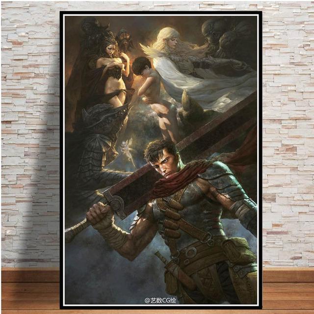 Maniac Japanese Anime Poster Retro Cartoon Canvas Painting and Printing Retro Art Wall Decoration Home Decoration