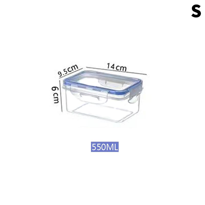 550/1000/1500/2500 мл Контейнер для хранения продуктов в холодильнике с пластиковой крышкой Контейнер для сохранения свежести продуктов Ланч-бокс для пикника
