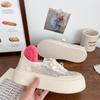 Fashion Summer Women's Fashion Lace Jacquard Sneakers Mesh Breathable Thick Sole Loafers Fashion Casual Walking Shoes