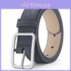 Pu Simple Retro Waist Belt With Alloy Pin Closure For Streetwear And Daily