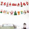 Pull Flag For Hanging Xmas for Home Christmas Ornament Garlands Flag Banner Christmas Decorations