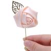 Wedding Groom Artificial Flower Bridal Imitation Pearls Brooch Pin Boutonniere Bouquet Corsage