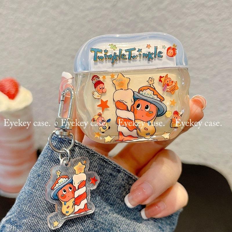 Fun cartoon star AirPods 1 protective case 1 applies to apple pro1 earphone case wireless bluetooth 1 trend