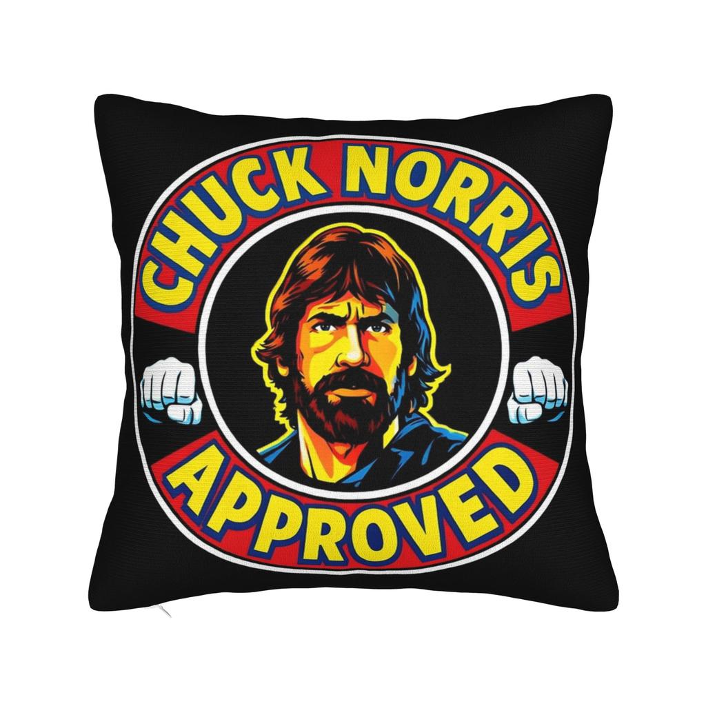 Decorative Pillowcase Rip Chuck Norris Never Dies Stuff Bed Pillow Case Cover Square Style Multiple Sizes