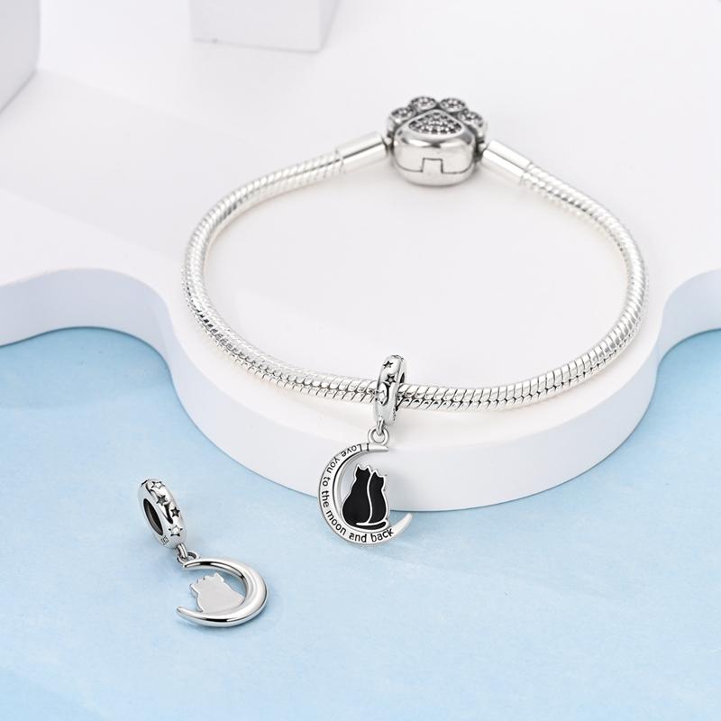 Подвеска Шарм Бусина Медь Вечная Любовь Бусины в форме сердца Оригинальный Браслет Для Изготовления Ювелирных Изделий Подарок на День Святого Валентина