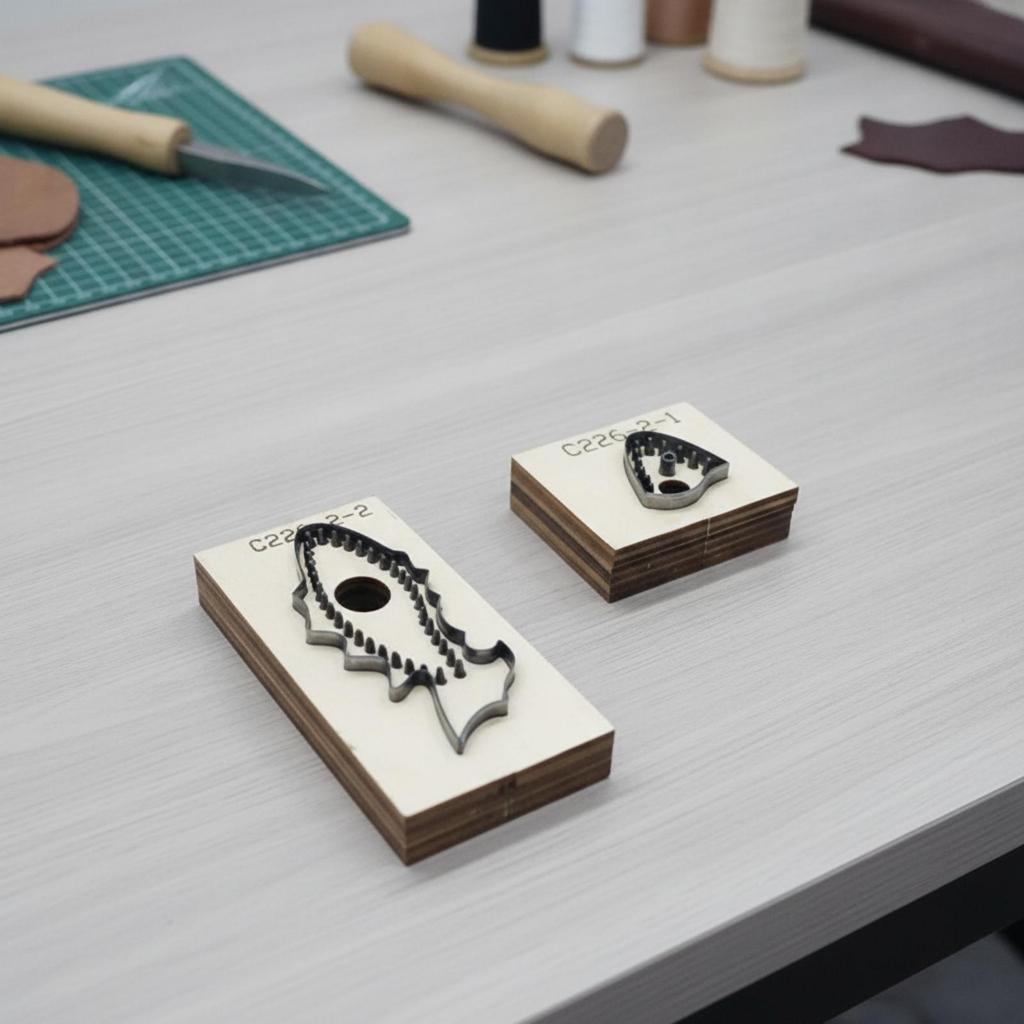 2 шт. Кожаный штамп DIY Рыба Многоразовый для кожгалантереи