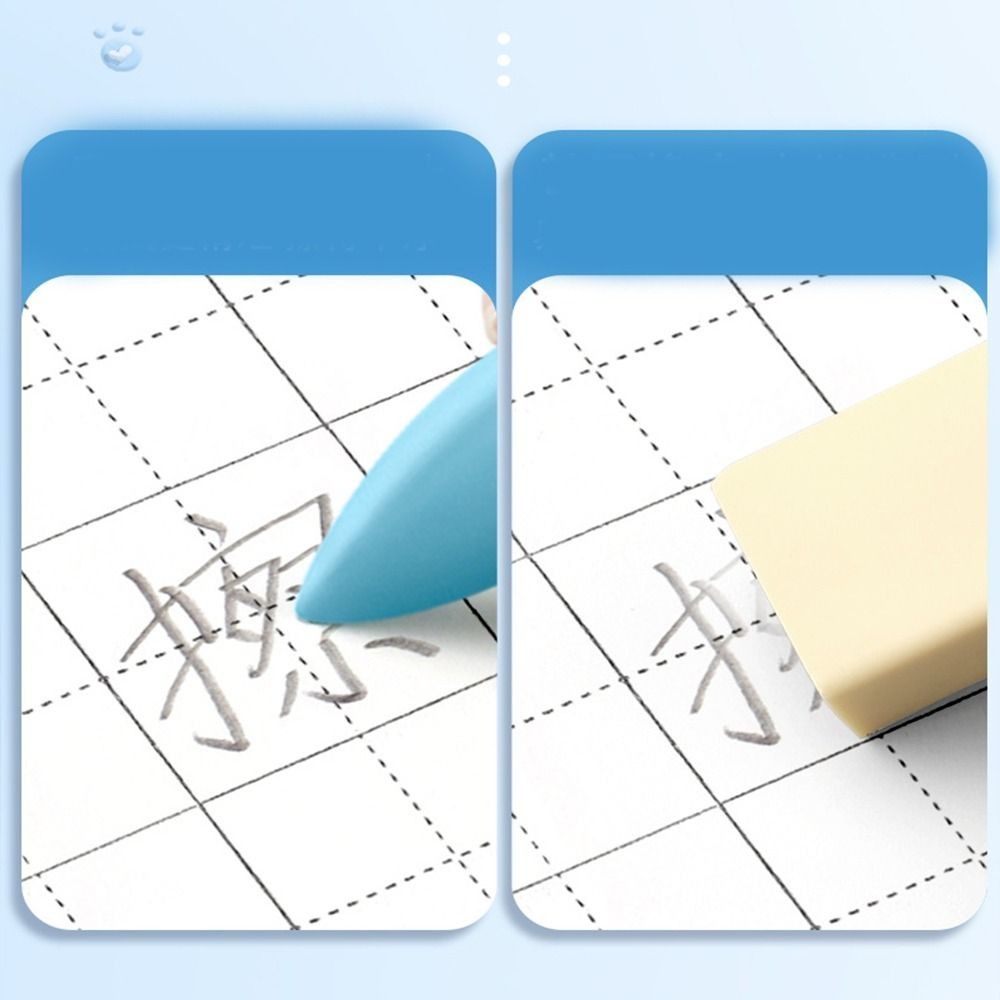 3 шт./кор. гигантский ластик с двойной головкой, не оставляющий следов, ластик для карандашей, резиновый ластик для школы и офиса