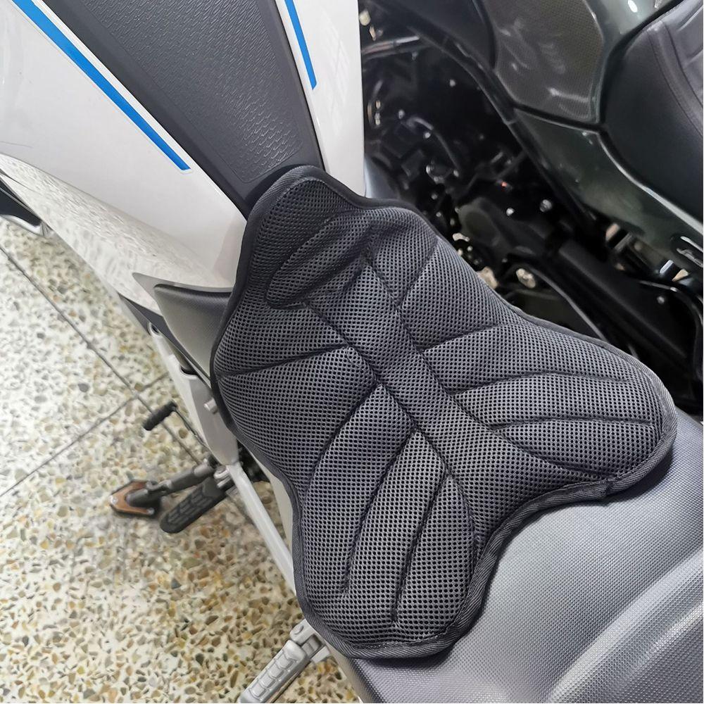 Sunscreen Seat Cover 3D Pad Motorcycle Seat Cushion Anti Slip Seat Cushion Comfort Breathable Damping Motorbike Accessories