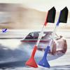 2-in-1 Snow Brush & Shovel for Home and Car Snow Removal - Ice Shovel for Defrosting and Deicing