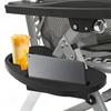 [Zero Gravity Chair Cup Holder] 1pc Heavy-Duty Zero Gravity Chair Cup Holder with Phone Slot - Durable Plastic Clip-On Tray for Beach & Leisure Chairs