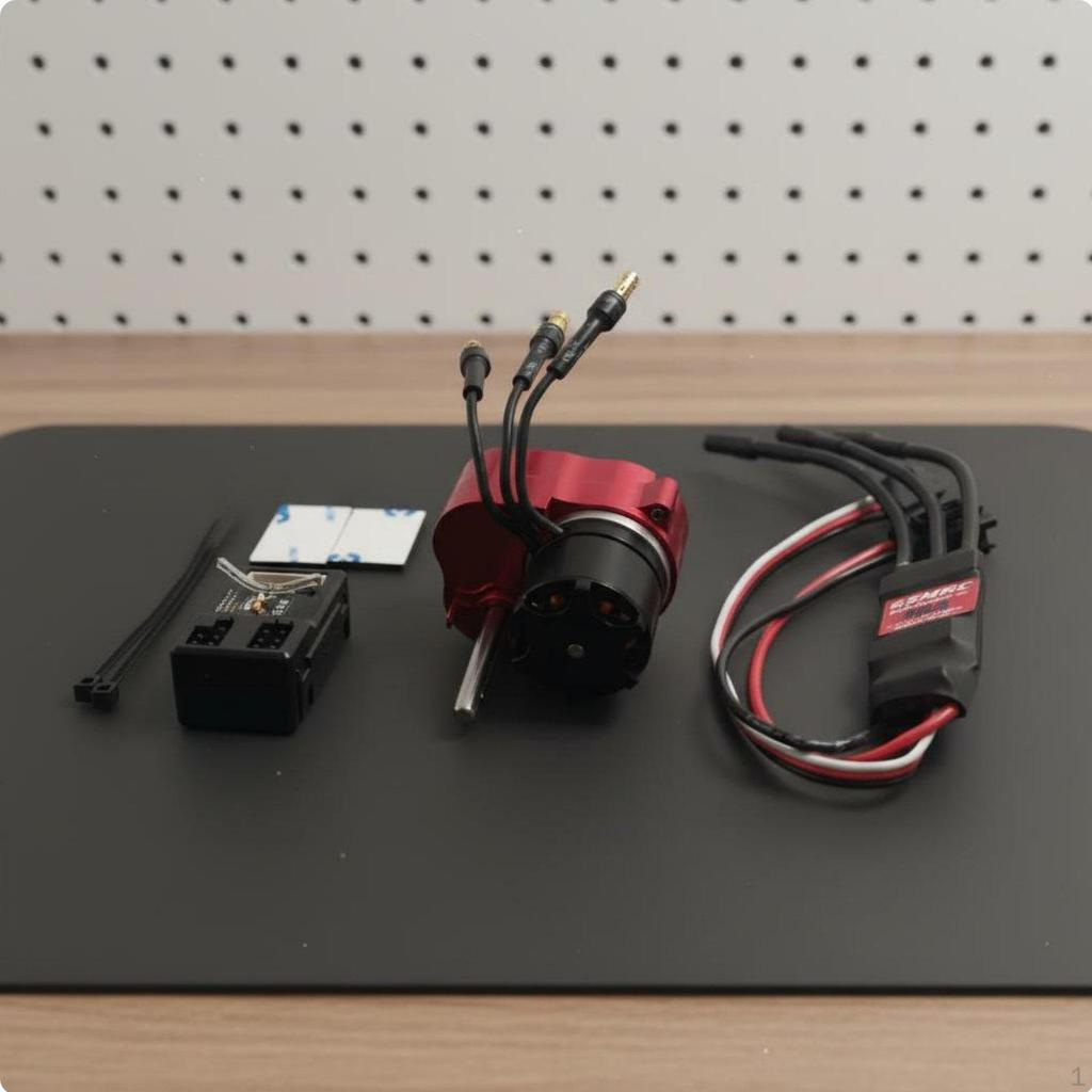 Motor and ESC Combo Rotational Force Compensation Outrunner with Metal Gearbox Upgrade Part RC