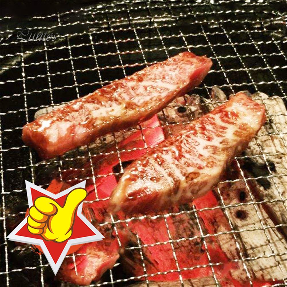 Puntos 5 шт./компл. круглая одноразовая решетка для гриля для барбекю, сетка для жарки, сковорода для выпечки барбекю