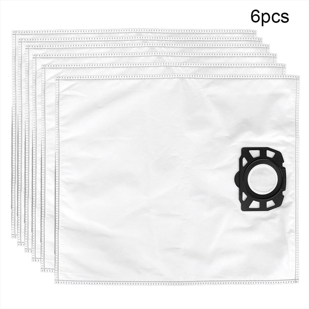 6 шт. Мешки для пылесоса Пылесборник Аксессуары Подходят для Karcher MV4 MV5 MV6 WD4 WD5 WD6