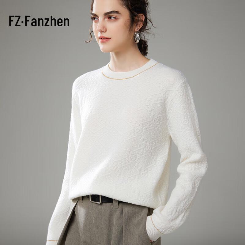 Женский пуловер Fanzhen 2024 Осень/Зима, смесовый кашемир
