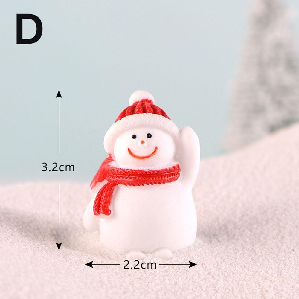 Fairy Garden Decoration Dollhouse Figures Figurines Ornaments Christmas Miniature Micro Landscape