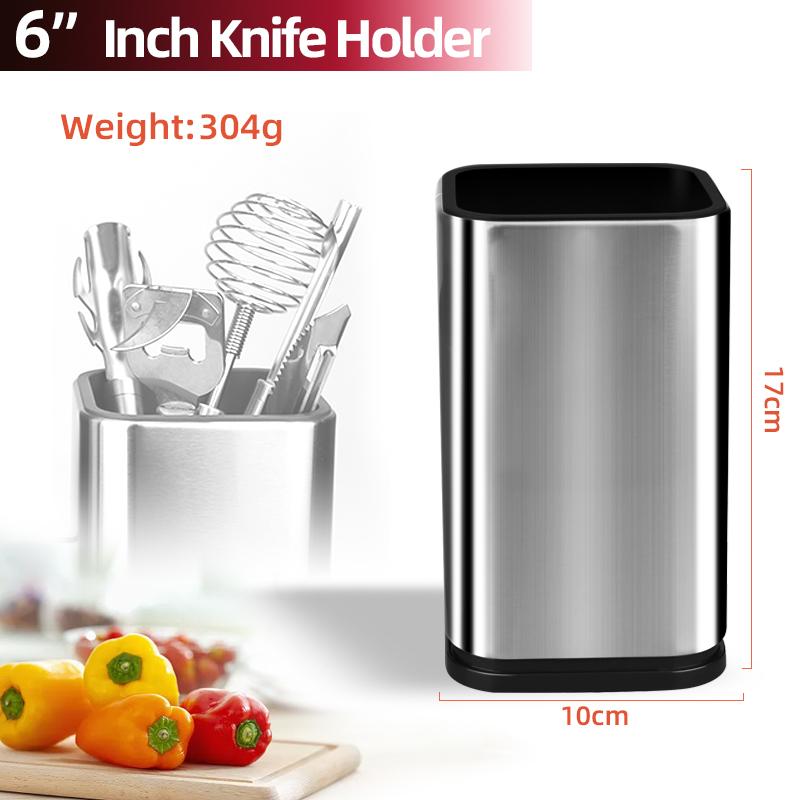 Подставка для ножей, держатель для кухонных ножей из нержавеющей стали, подставка для столовых приборов, блок для хранения высококачественных кухонных принадлежностей