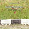 Пластиковый Декоративный Садовый Забор Имитация Бревна Подпорная Бордюрная Панель для Ландшафтного Дизайна Сада Газона Двора Клумб Дорожек
