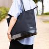 Campus Bag Switching Heathered Material Tote Bag BLACK FREE 42610038147 [BEAMS HEART] Men's