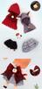 Obitsu 11 OB11 Size Costume for Obitsu Dolls Little Red Riding Hood and Big Bad Wolf Cosplay Costume with Wolf Cute Costume Red Riding (11cm Body),
