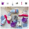 Cute Soft Teeth Plush Keychain Cartoon Plush Stuffed Care for Teeth Pendant Toothbrush Care for Teeth Unisex