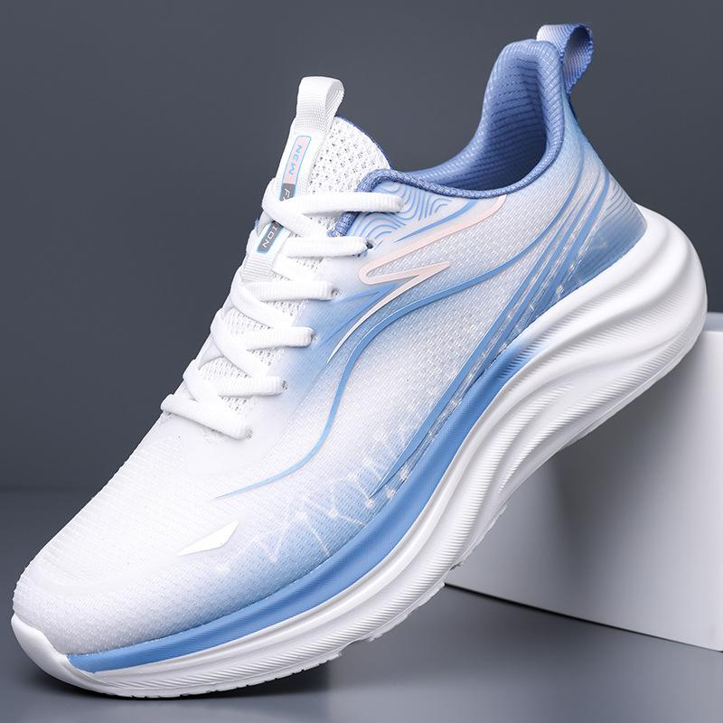 Сетчатые дышащие кроссовки мужские новые весенне-осенние универсальные удобные легкие студенческие для бега мужские туфли