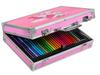 Art Set for Painting Drawing In a Suitcase Pink