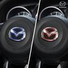 Наклейка-эмблема на руль автомобиля, стайлинг-значок для Mazda Axela 2 3 5 6 8 CX-5 CX-4 CX3 CX5 Axela, Автоаксессуары